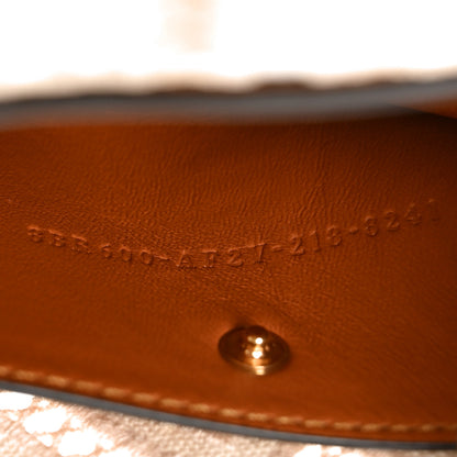 Fendi Canvas Cuoio Agata FF Ajour Embroidered Baguette Grezzo Cuoio 7 of 10