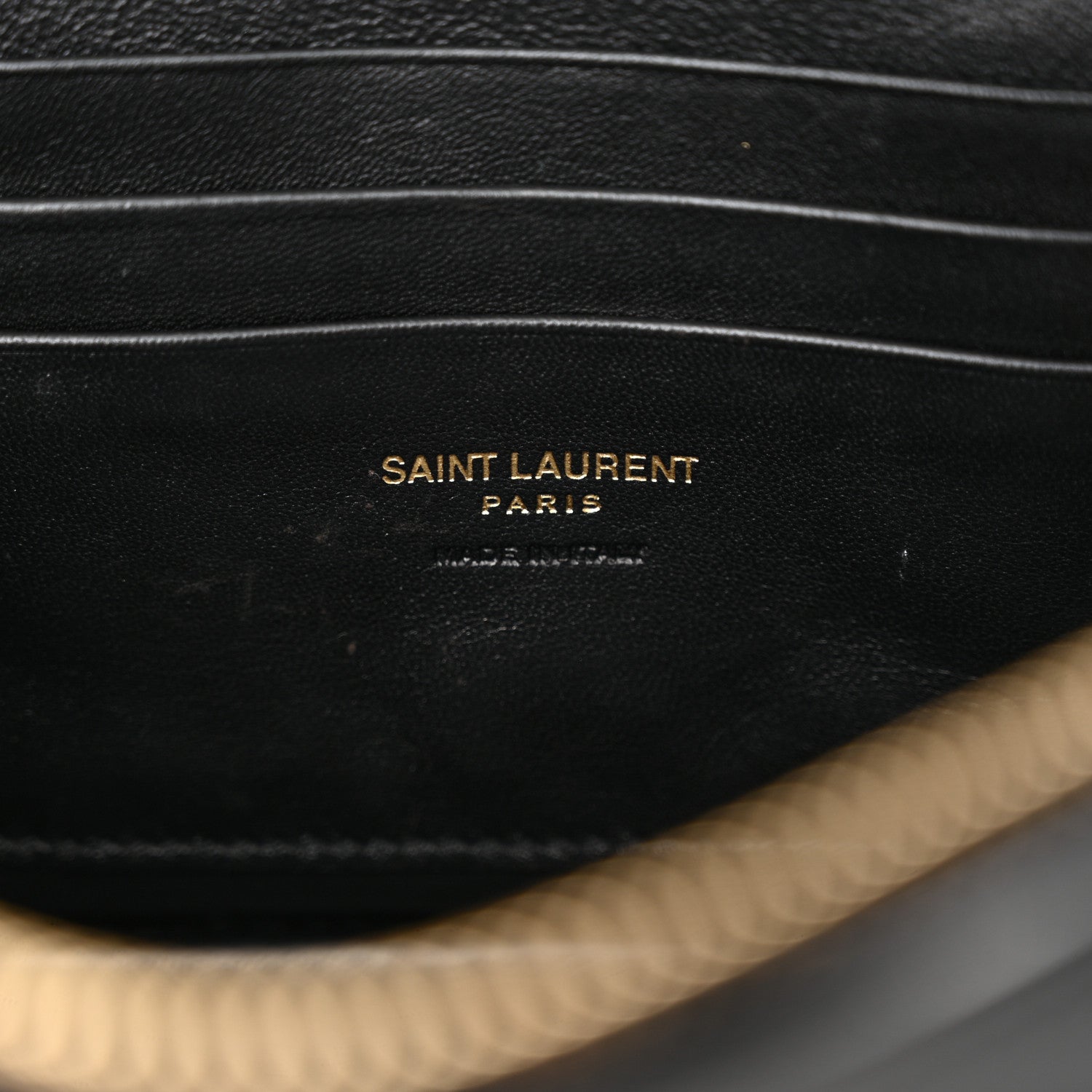 Saint Laurent Canvas Calfskin Leopard Print Monogram Mini Lou Camera Bag Brown 6 of 11
