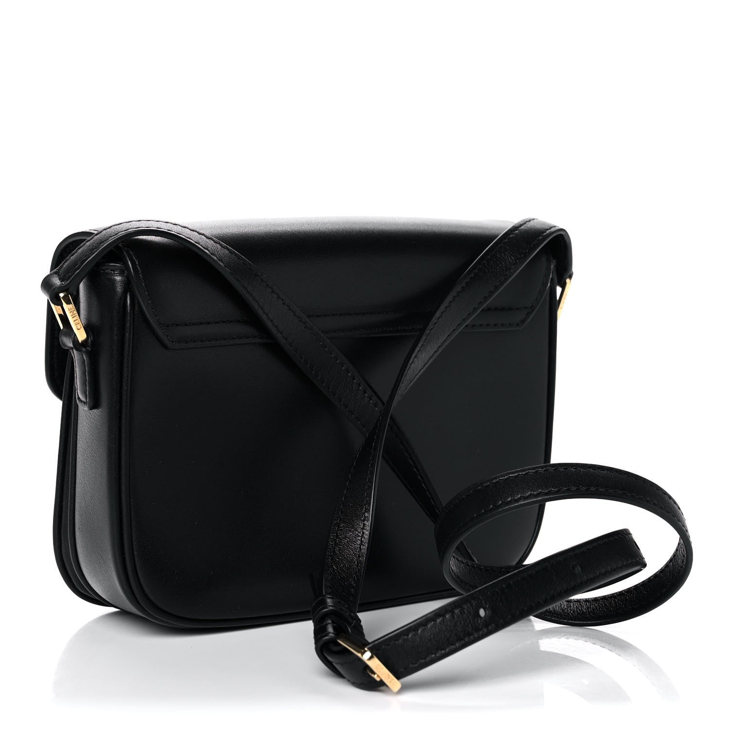Celine Shiny Calfskin Small Pampille C Bag Black 3 of 12