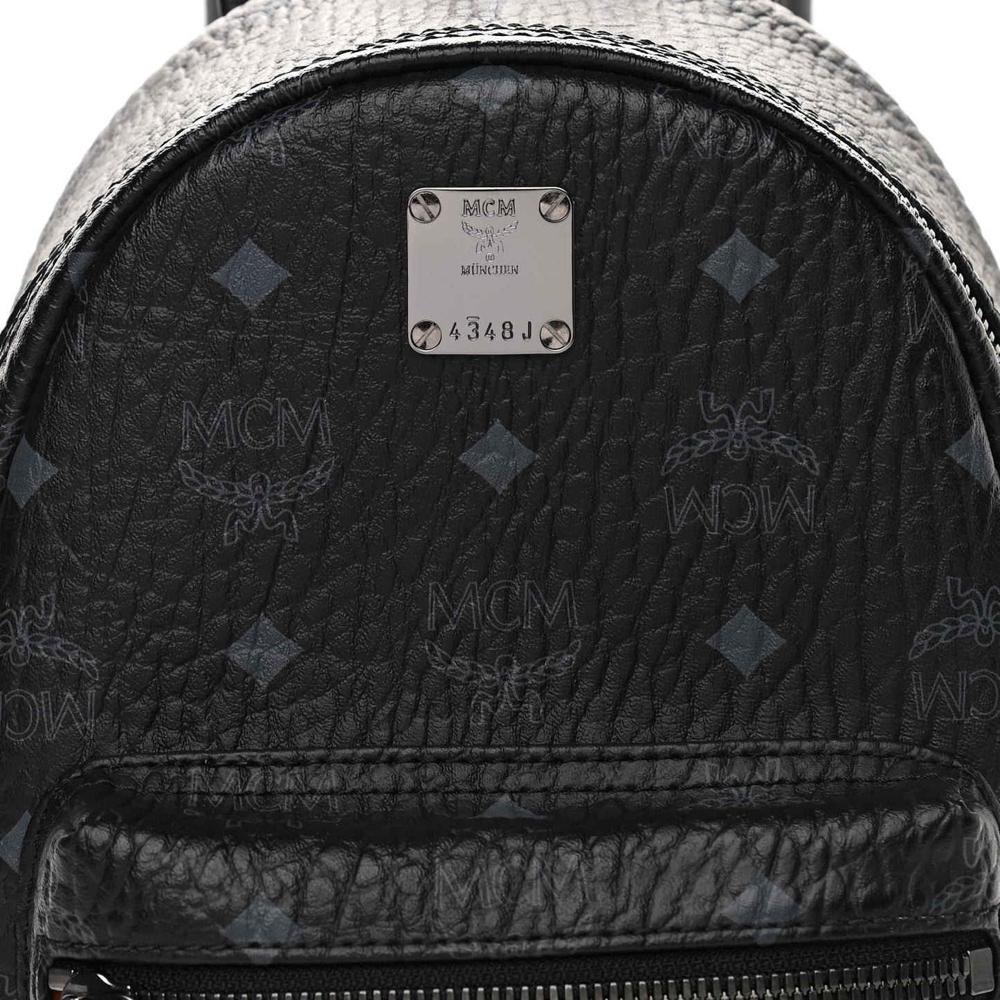 Visetos Side Stud Mini Stark Backpack Black