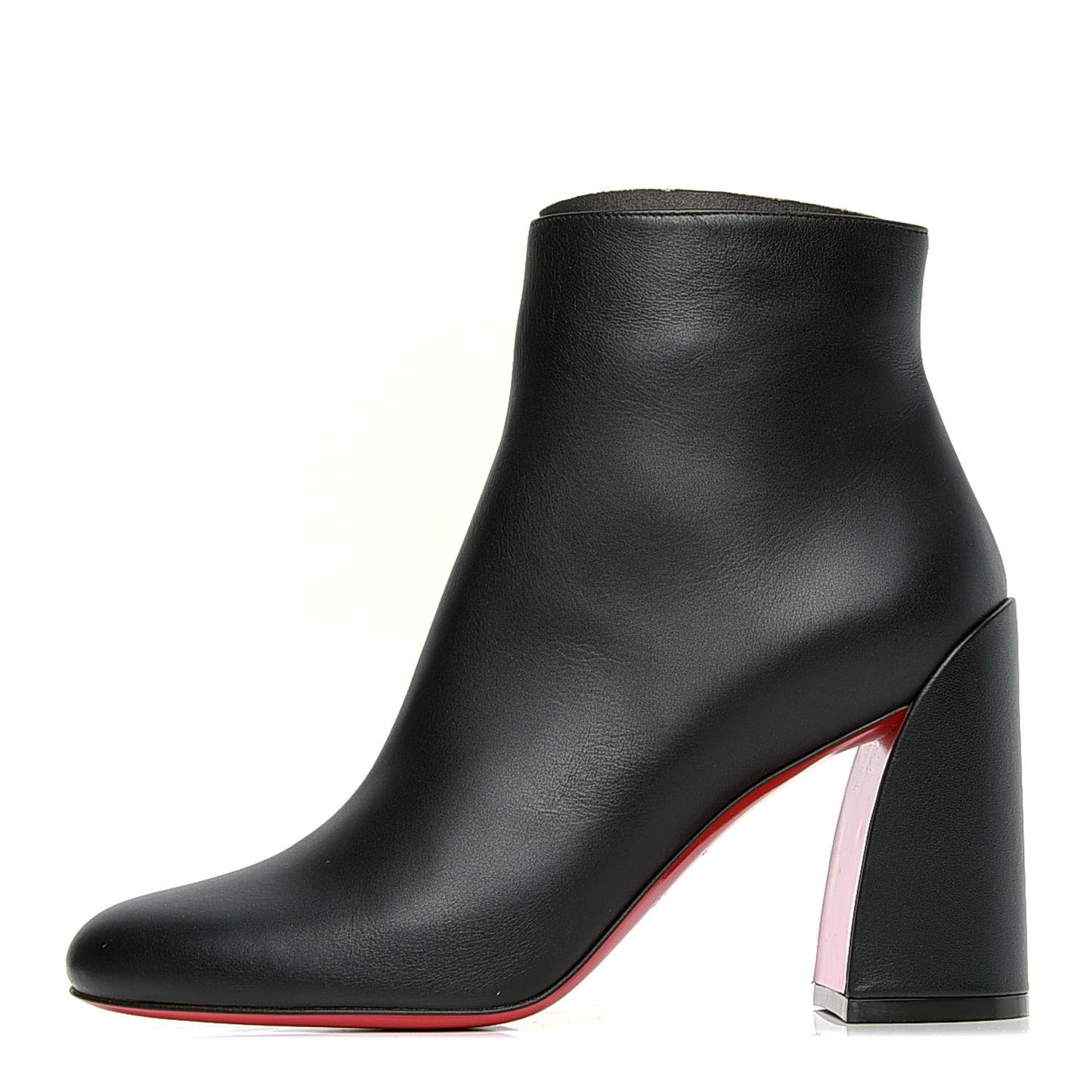 Calfskin Turela 85 Ankle Boots 37.5 Black