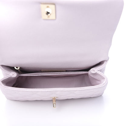 Chanel Caviar Quilted Mini Coco Handle Flap Lilas Lilac 4 of 9