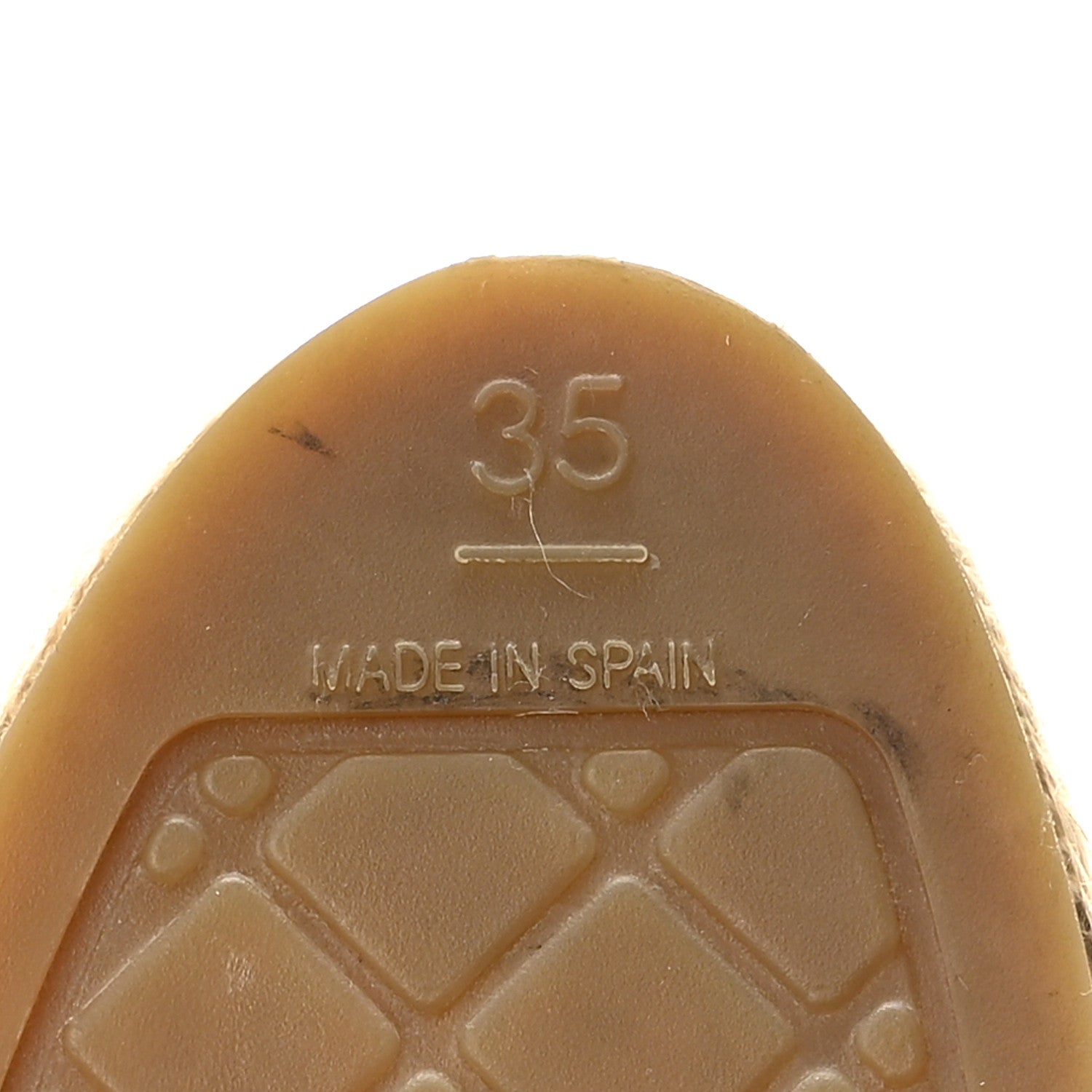 Chanel Neoprene Patent Calfskin Pearl CC Espadrilles 35 Black White 8 of 9