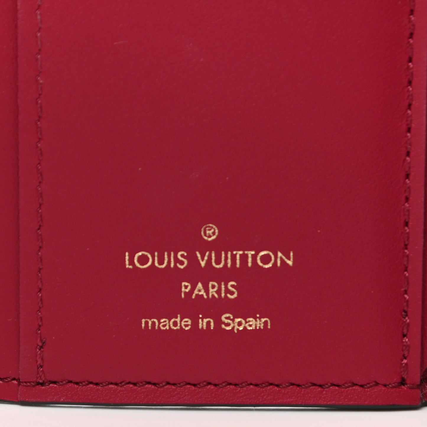 Monogram Micro Wallet Fuchsia