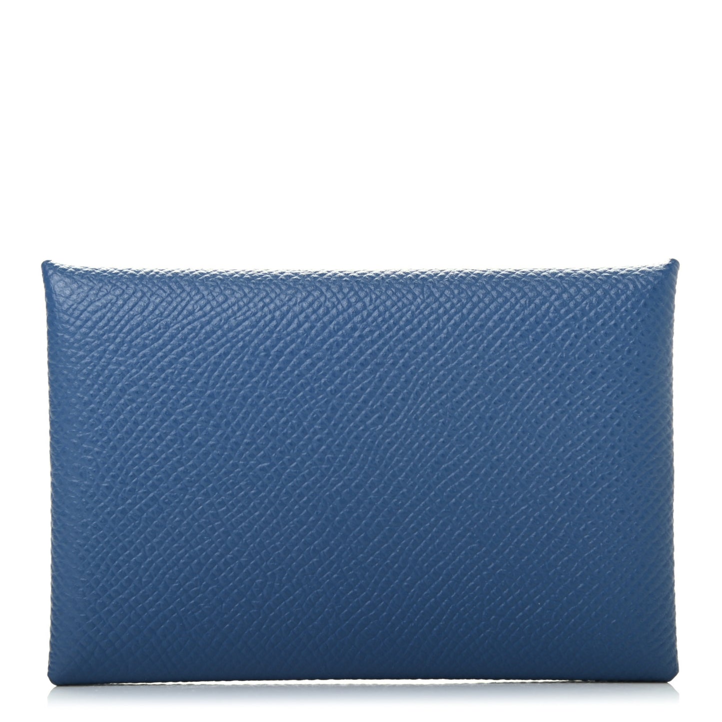 Epsom Calvi Card Case Bleu Agate