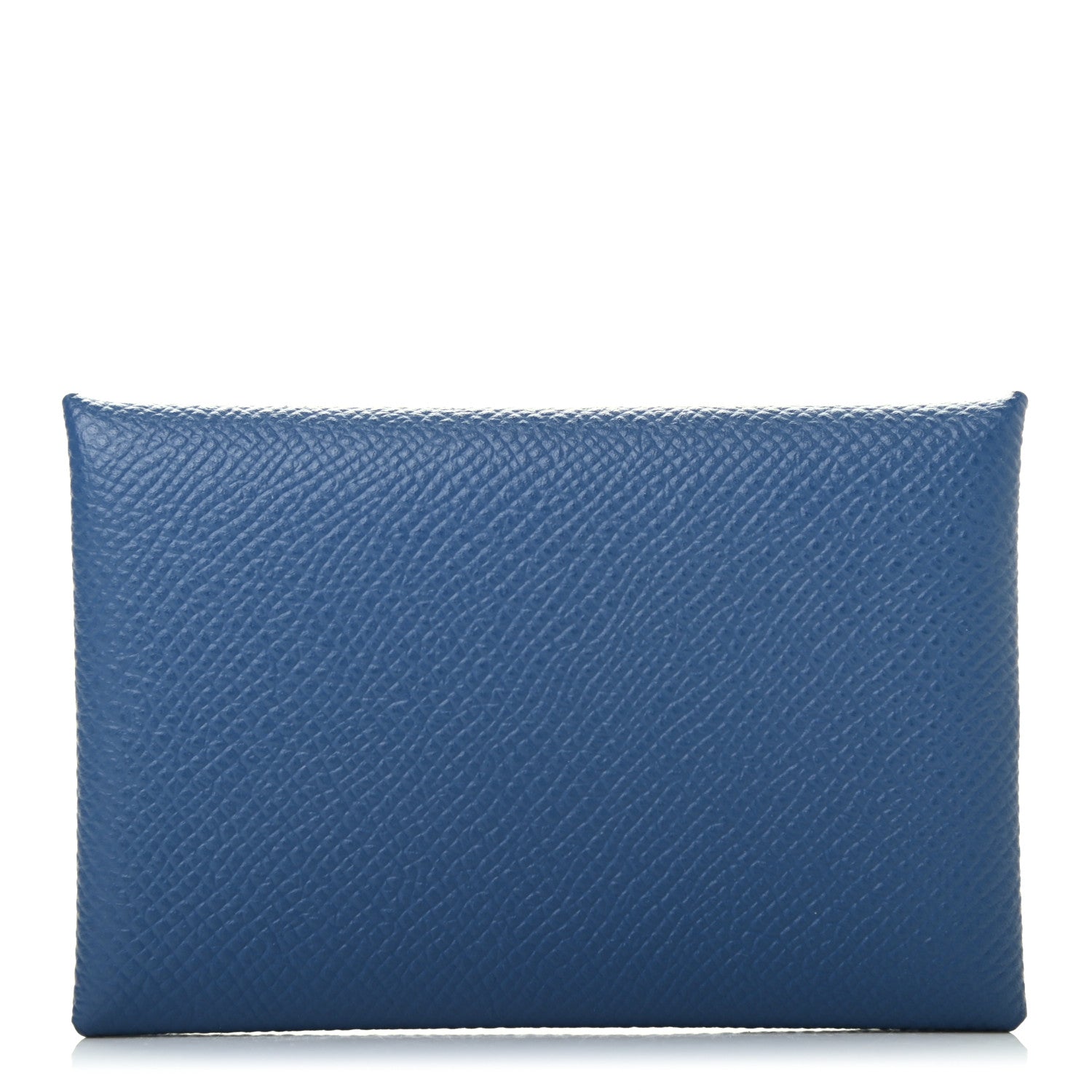 Hermes Epsom Calvi Card Case Bleu Agate 1 of 5