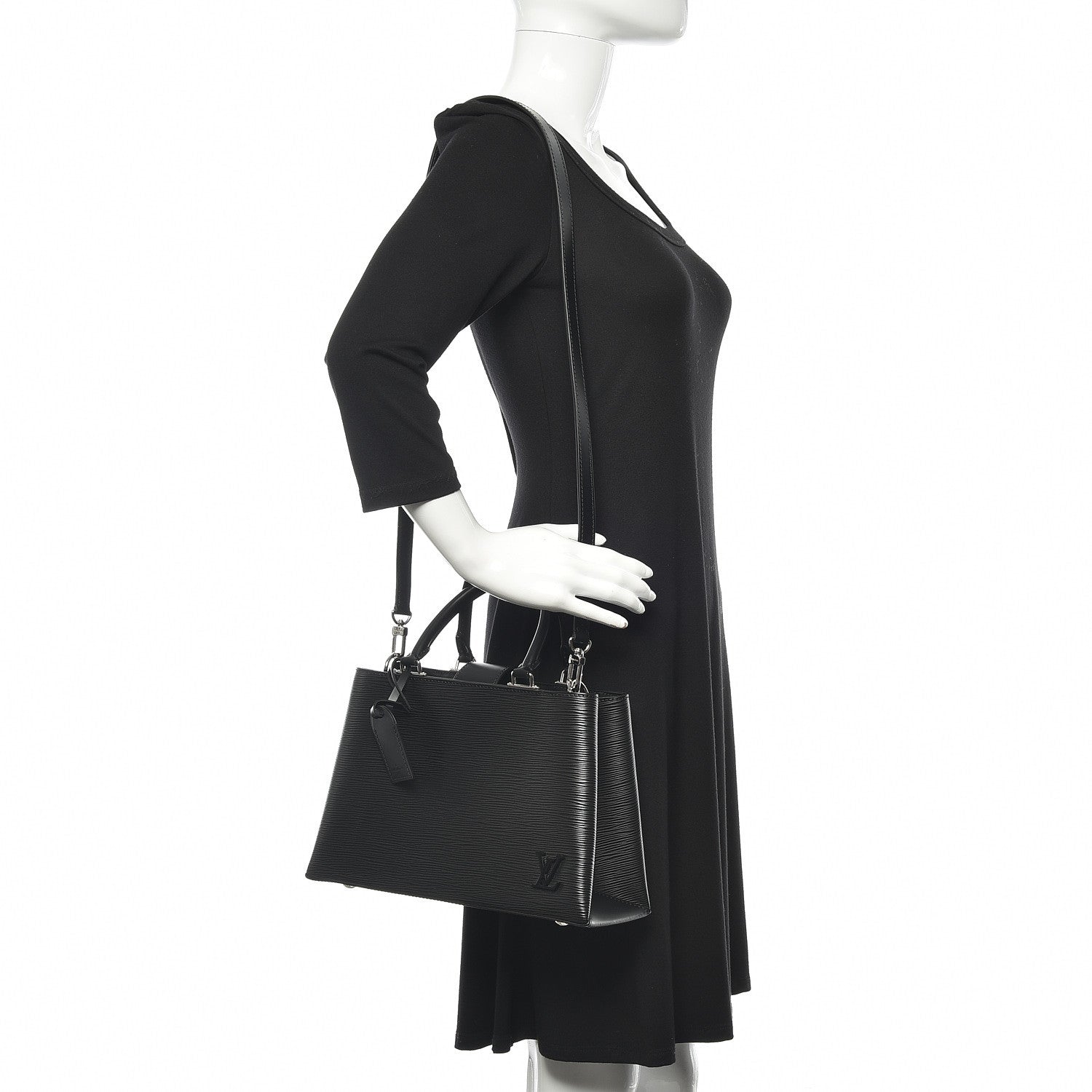 Louis Vuitton Epi Kleber PM Black 2 of 10
