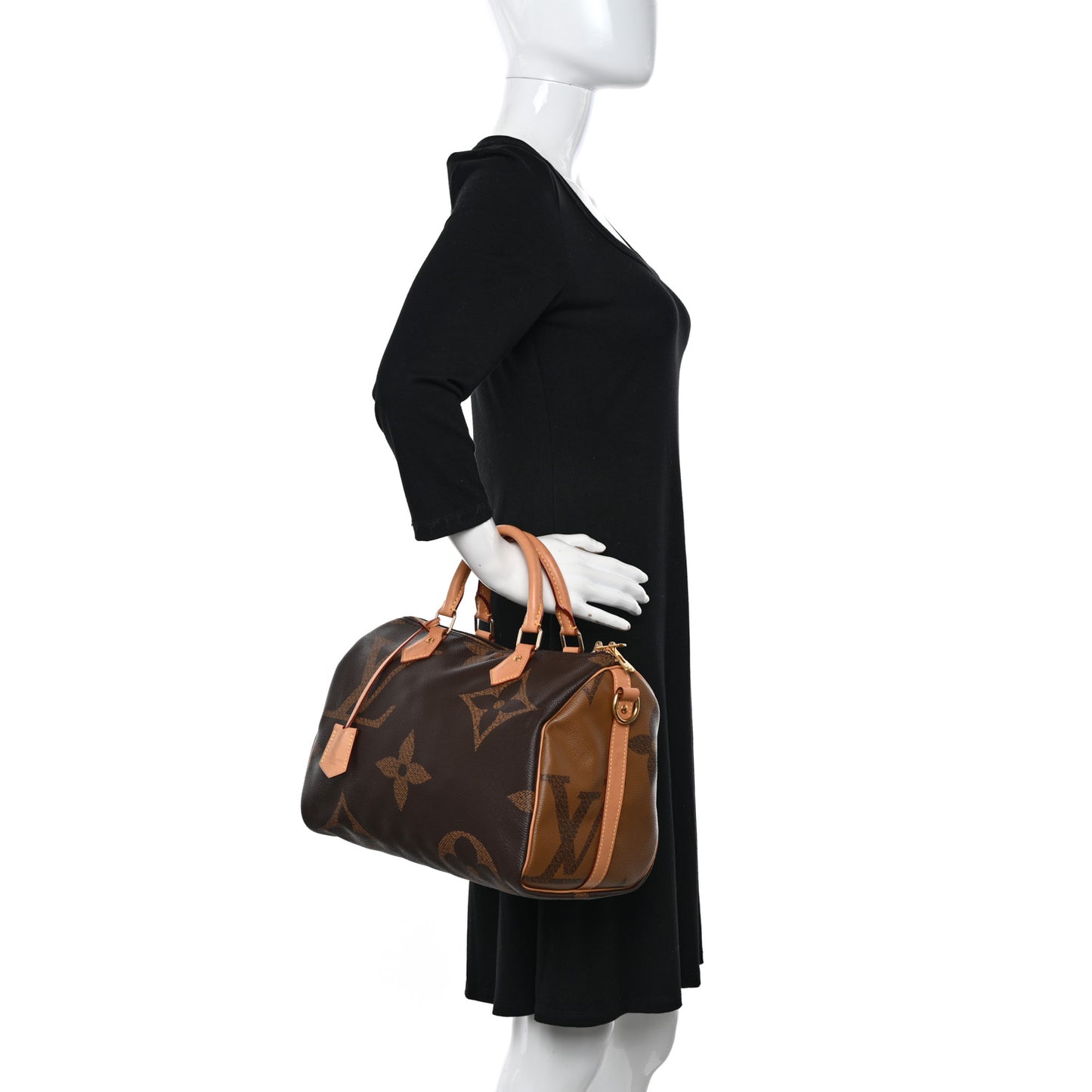 Reverse Monogram Giant Speedy Bandouliere 30