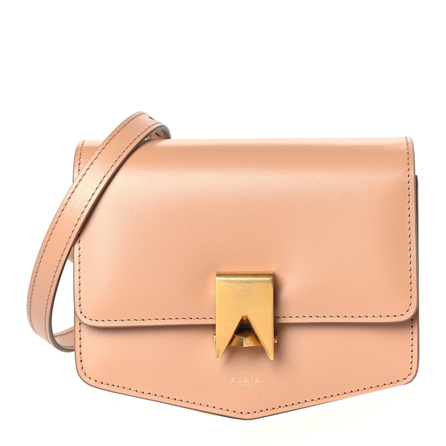 Alaia Calfskin Small Le Papa Crossbody Rose 1 of 8