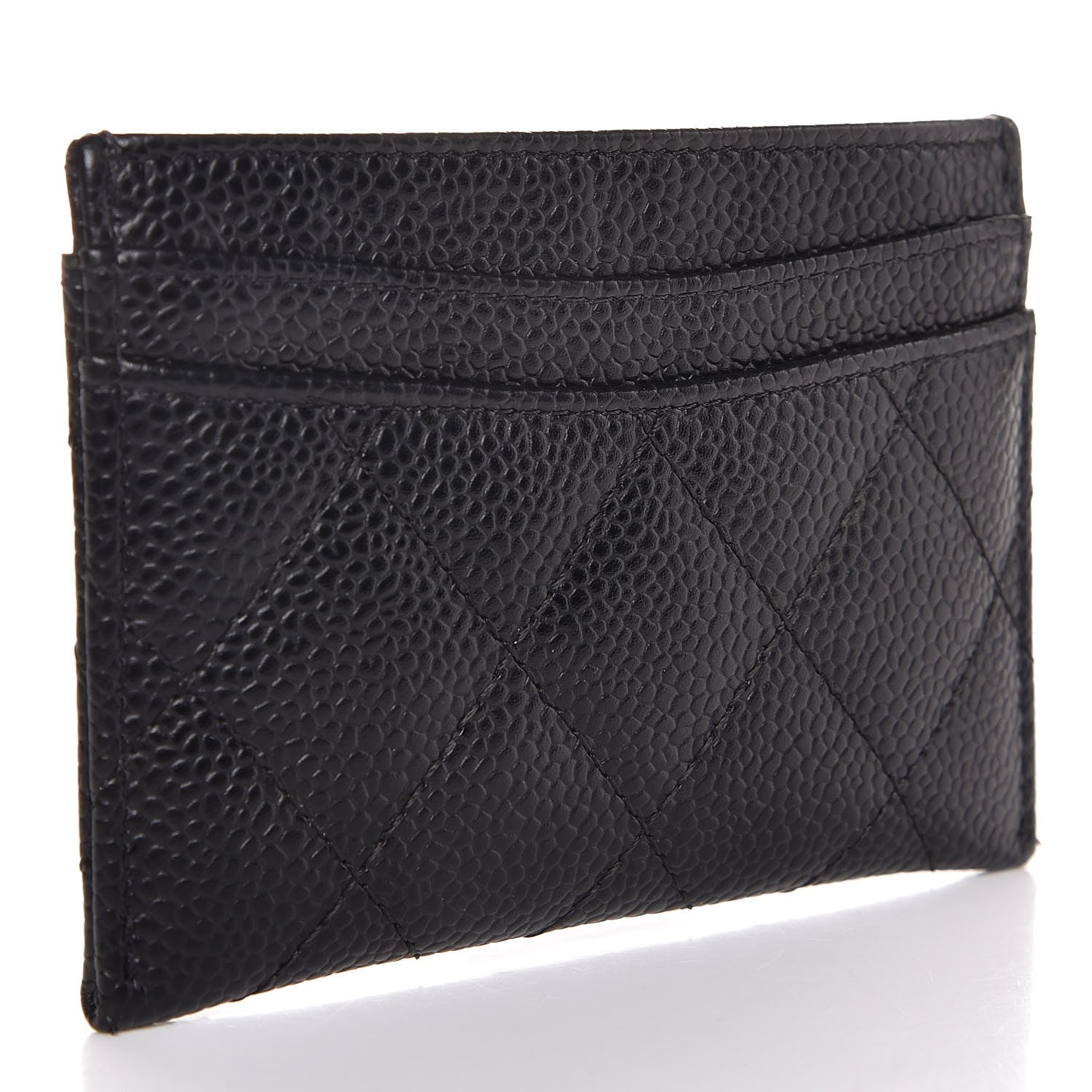 Chanel Caviar Quilted Card Holder Black 3 of 9