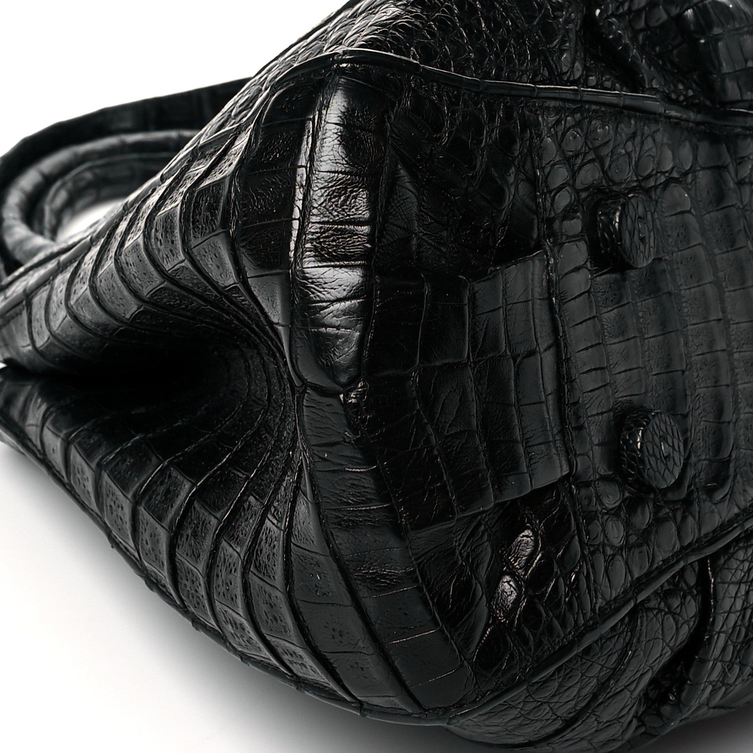 Nancy Gonzalez Crocodile Top Handle Stachel Black 4 of 10