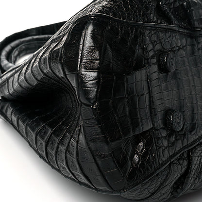 Nancy Gonzalez Crocodile Top Handle Stachel Black 4 of 10
