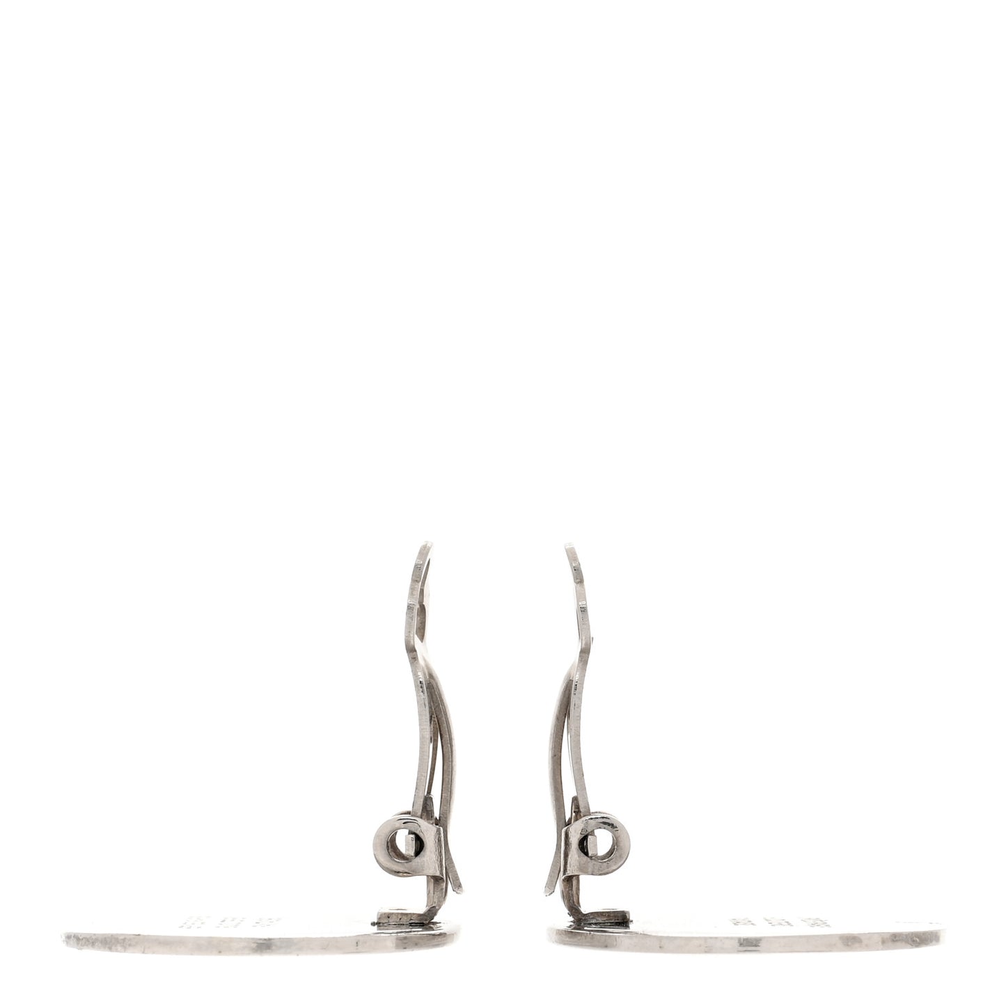 Palladium Clou De Selle Clip On Earrings