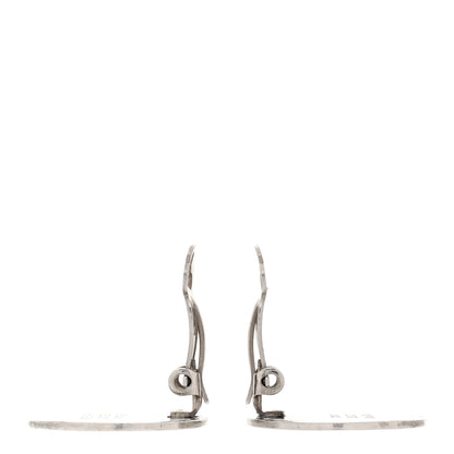 Hermes Palladium Clou De Selle Clip On Earrings 3 of 4