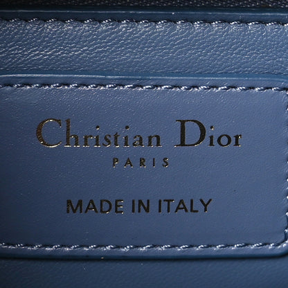 Christian Dior Smooth Calfskin 30 Montaigne Flap Bag Blue 6 of 9