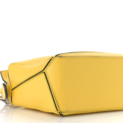 Loewe Calfskin Mini Puzzle Bag Yellow 8 of 10