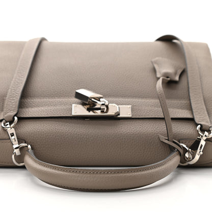 Hermes Togo Kelly Retourne 28 Gris Asphalte 8 of 37
