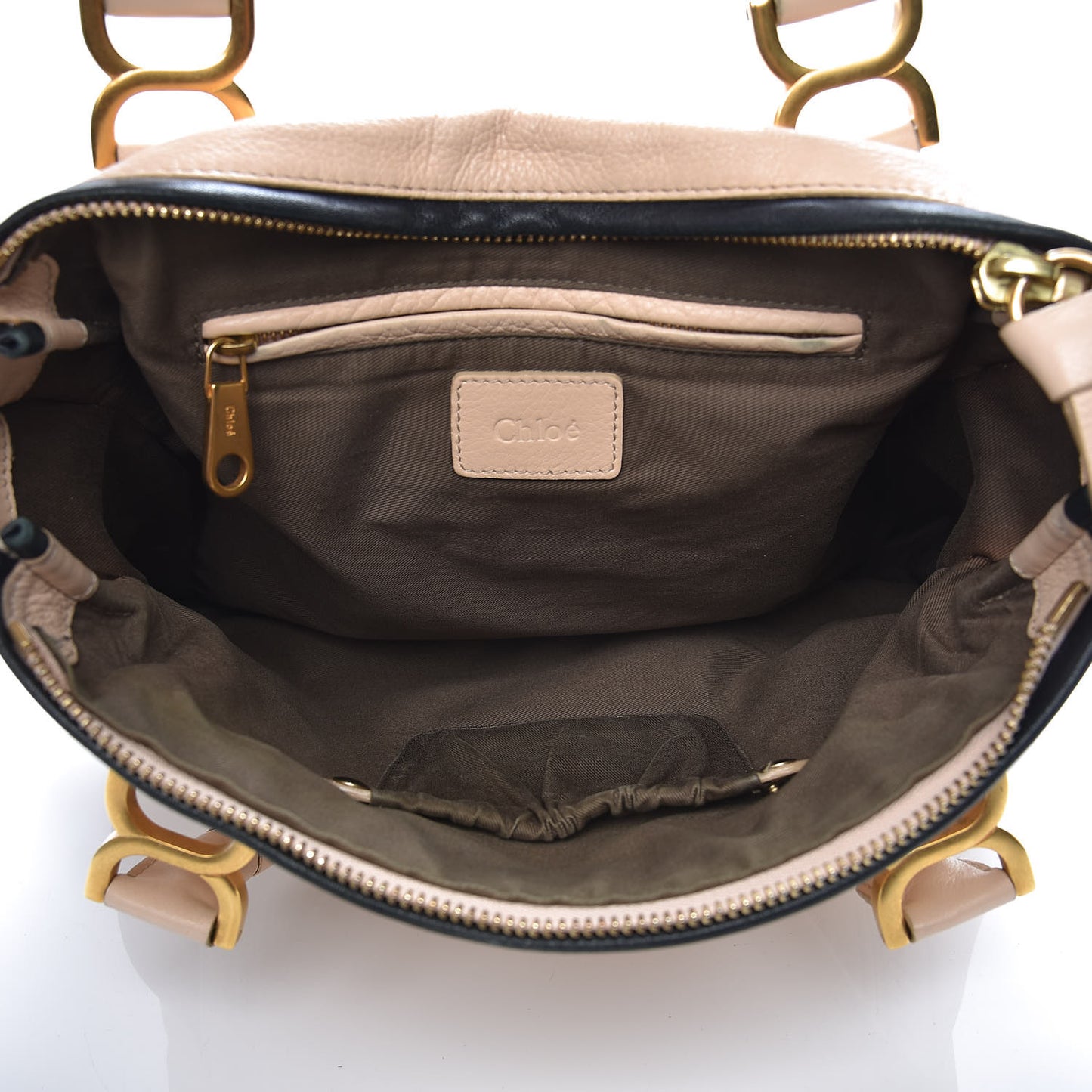 Calfskin Medium Marcie Satchel Cream