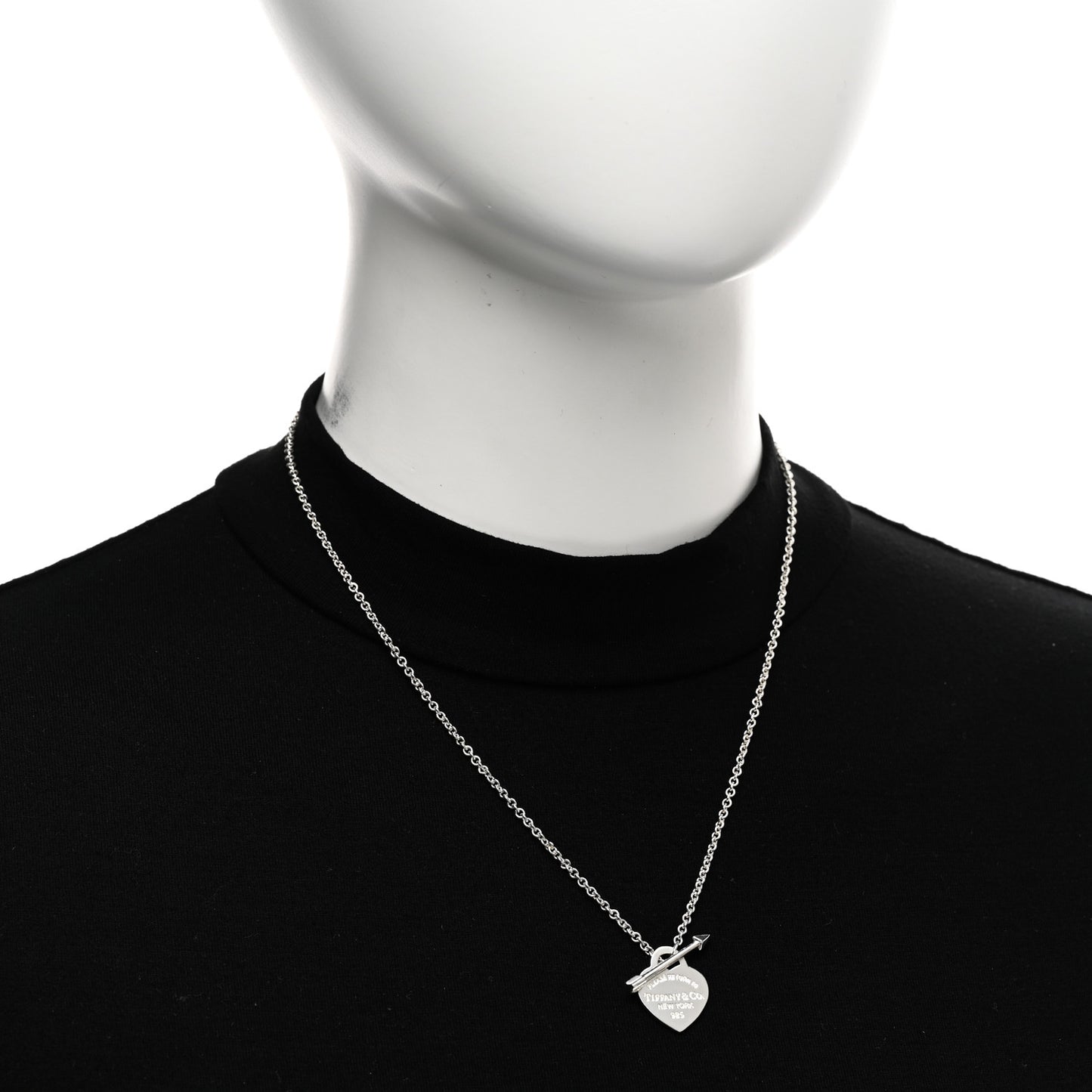 Sterling Silver Small Return to Tiffany Lovestruck Pendant Necklace