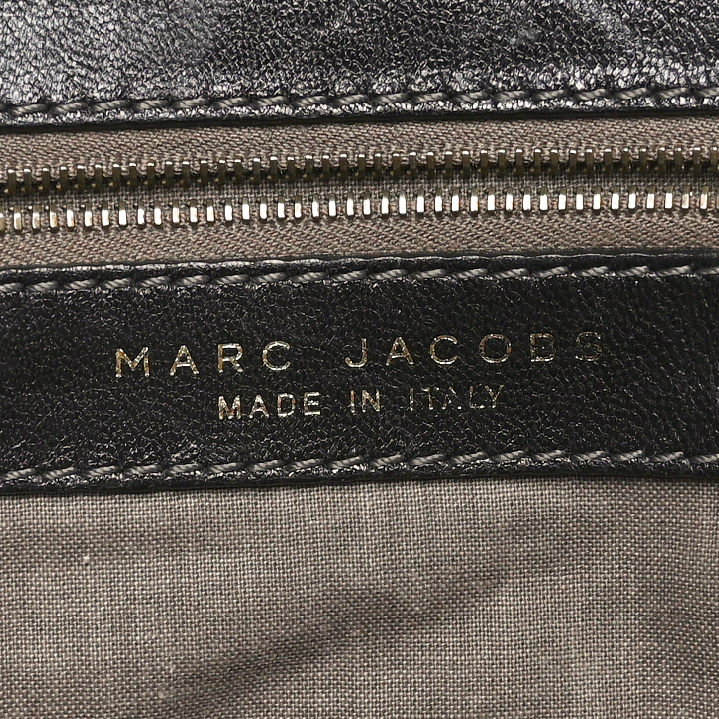 Lacquered Lambskin Quilted Satchel Black