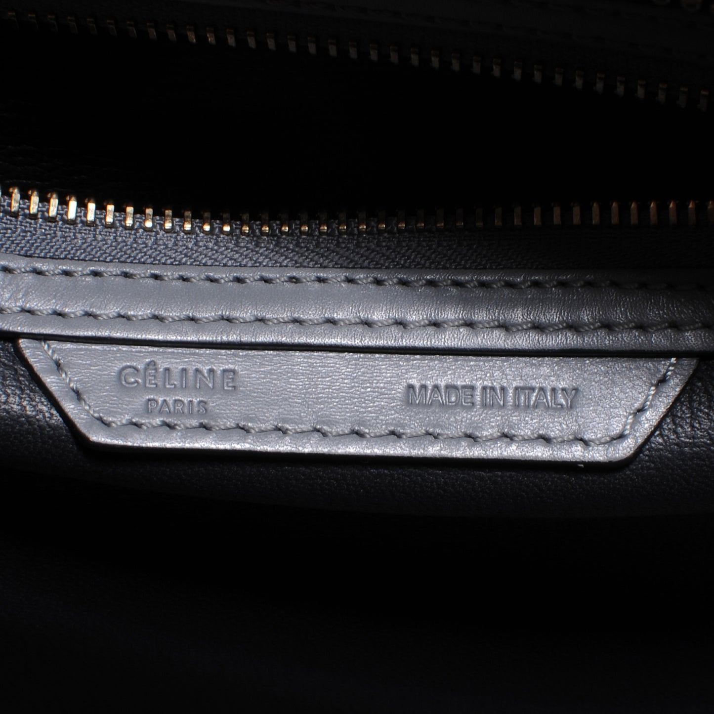 Palmelato Leather Mini Luggage Bag Grey