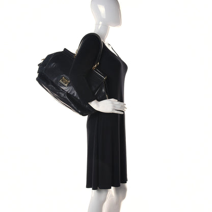 Dolce & Gabbana Calfskin Large Miss Sicily Satchel Black 2 of 13