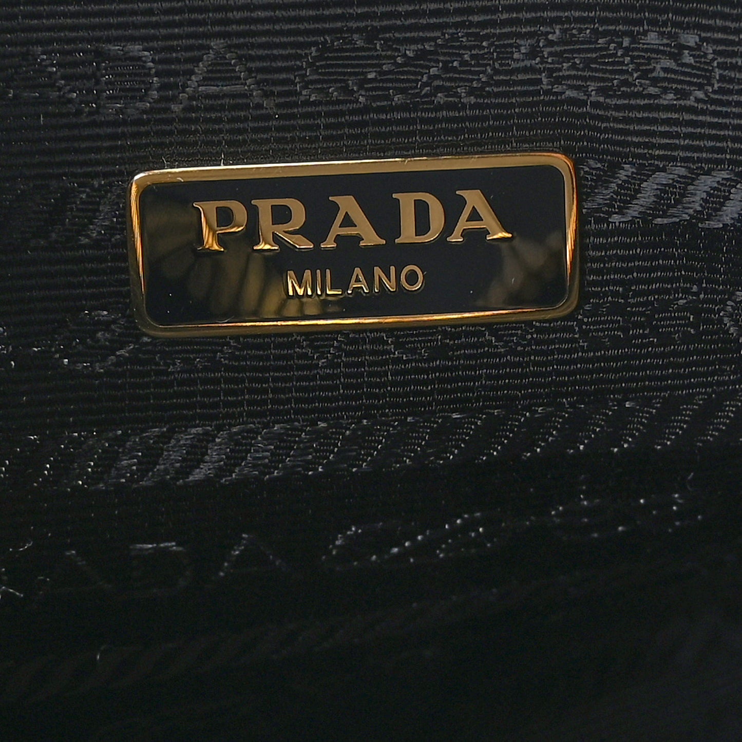 Saffiano Lux Mini Re-Edition Shoulder Bag Black