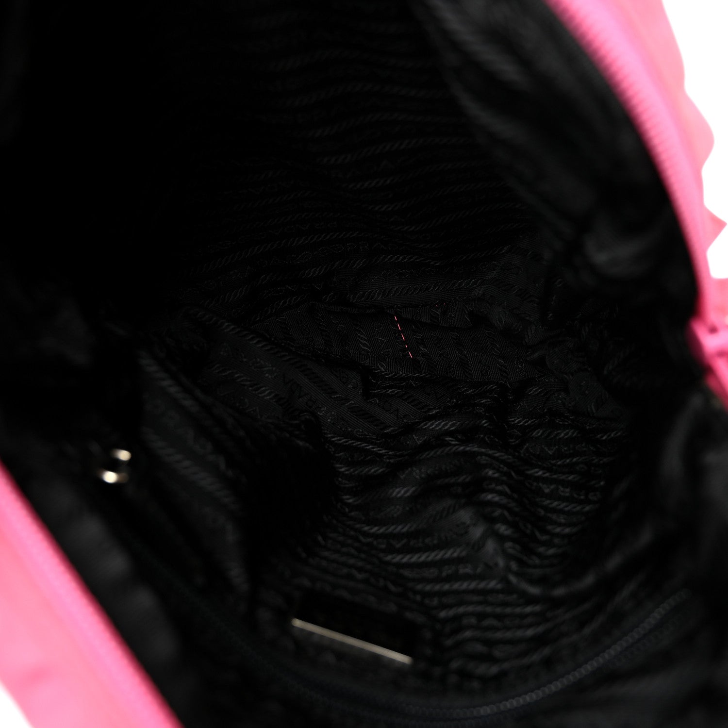 Prada Nylon Messenger Bag Fuxia 9 of 23