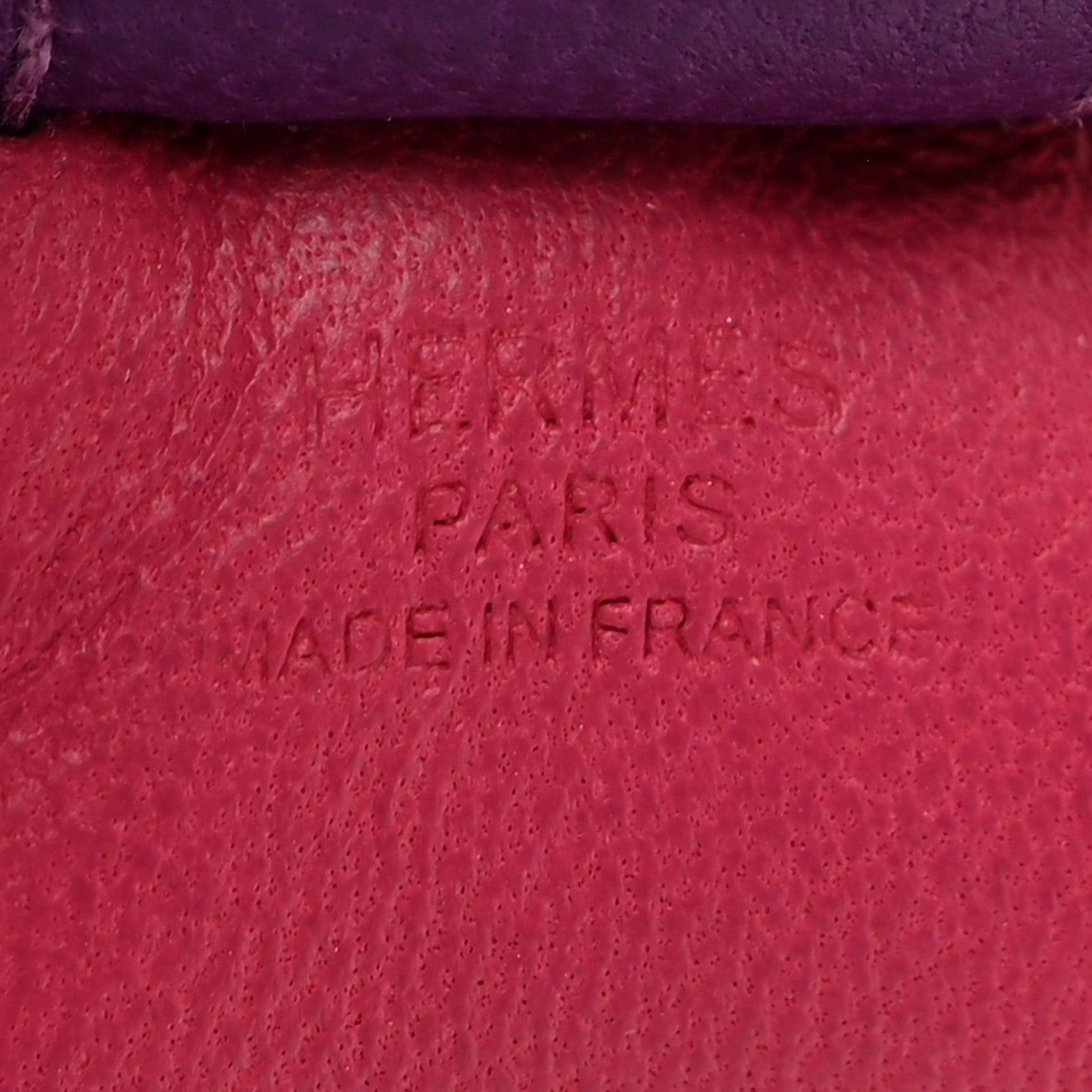 Hermes Milo Lambskin Grigri Rodeo Reversible Horse Bag Charm PM Rose Shocking Bleu Azteque Bleu Electrique Menthe Soufre Violet 3 of 4