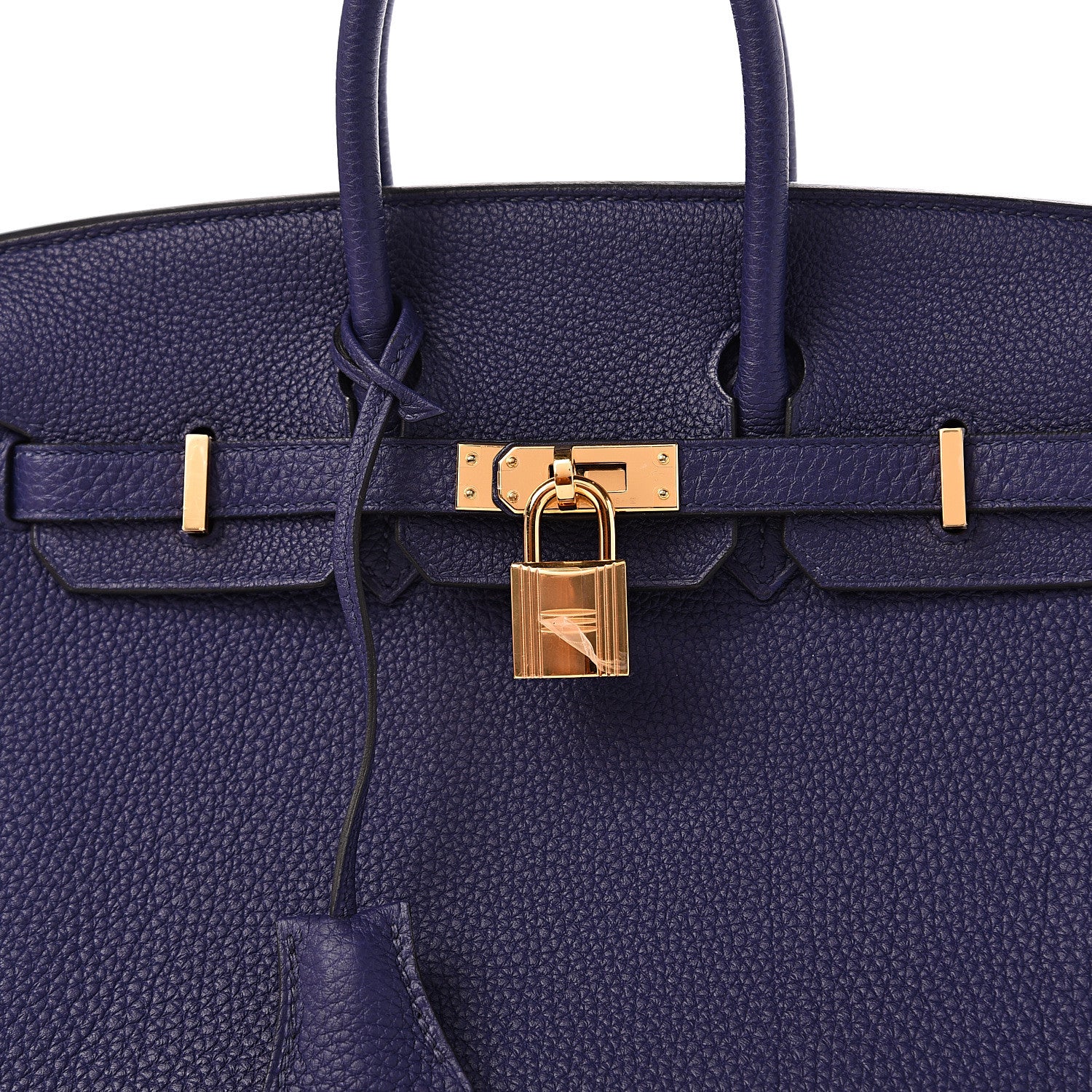 Hermes Togo Birkin 25 Bleu Encre 9 of 10