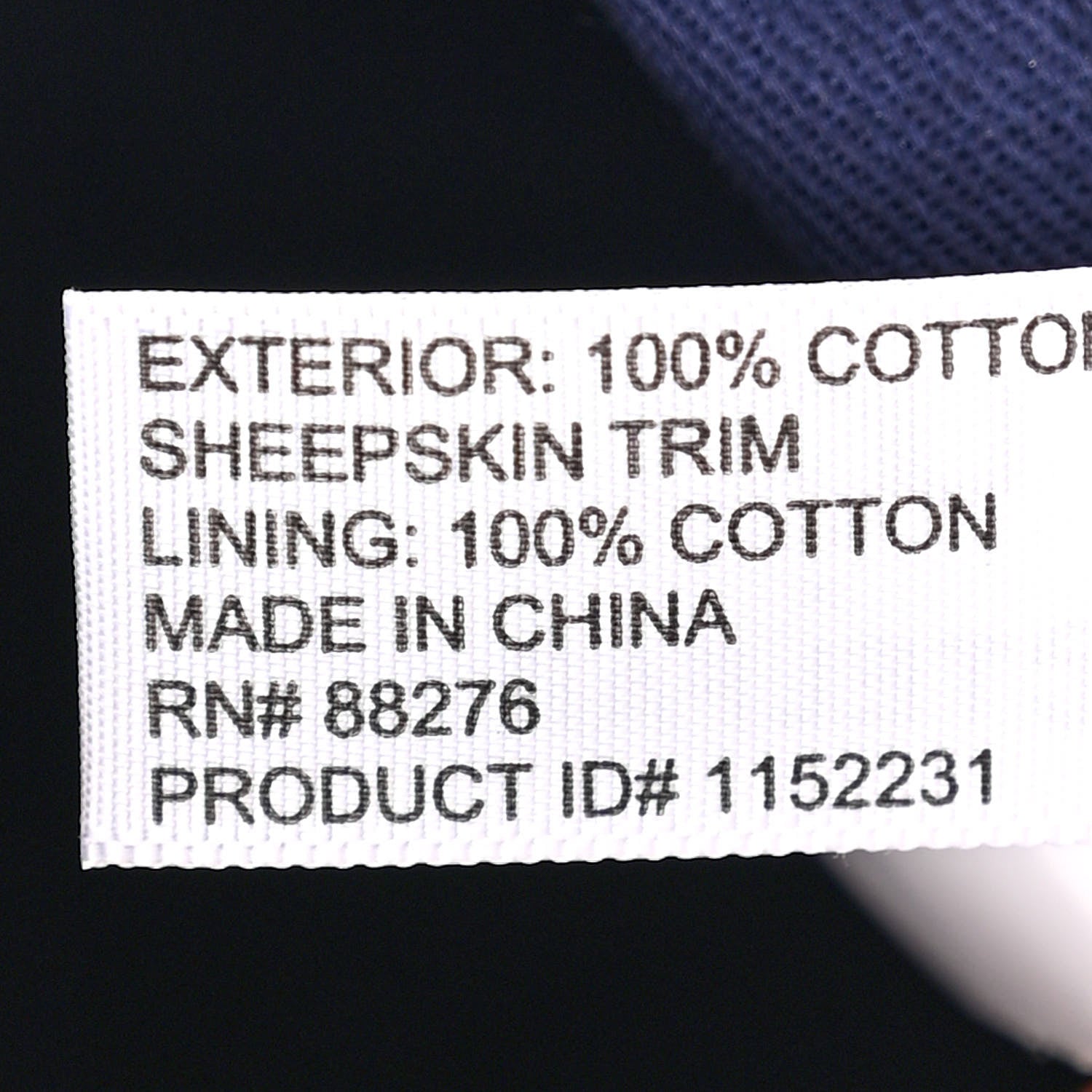 Telfar X UGG Denim Shearling Medium Shopping Bag Raw Denim 8 of 11