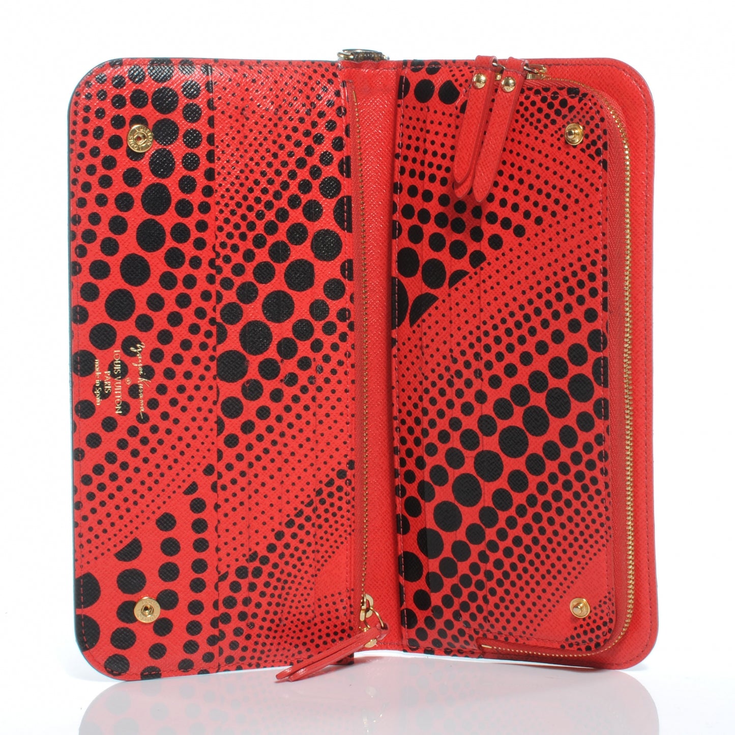 Monogram Kusama Waves Insolite Wallet Red