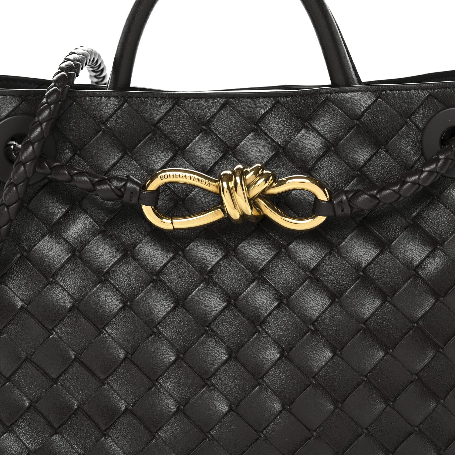 Bottega Veneta Nappa Intrecciato Small Andiamo Shoulder Bag Fondant 7 of 9