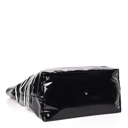 Chanel Vinyl Large La Pausa Bay Shopping Bag Black 4 of 10