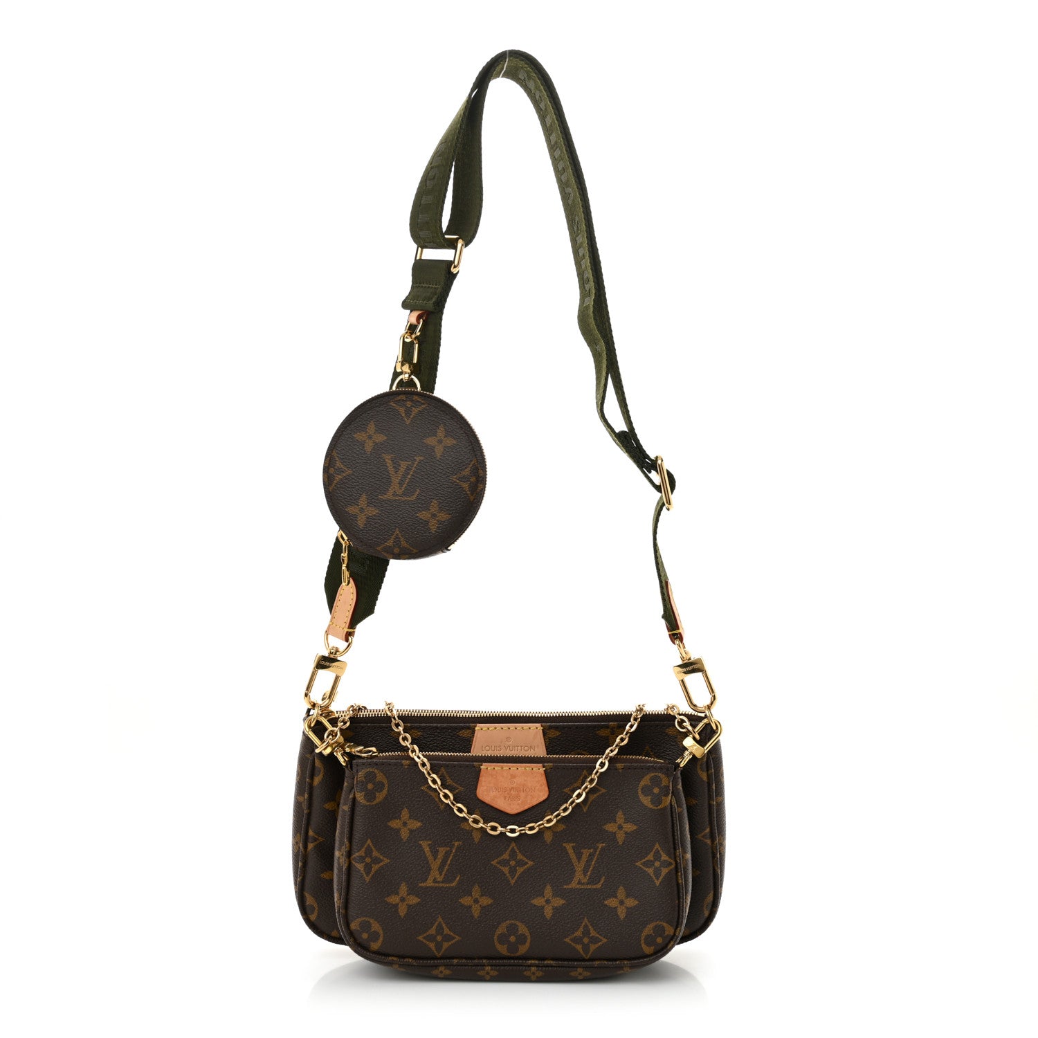 Louis Vuitton Monogram Multi Pochette Accessories Kaki 1 of 11