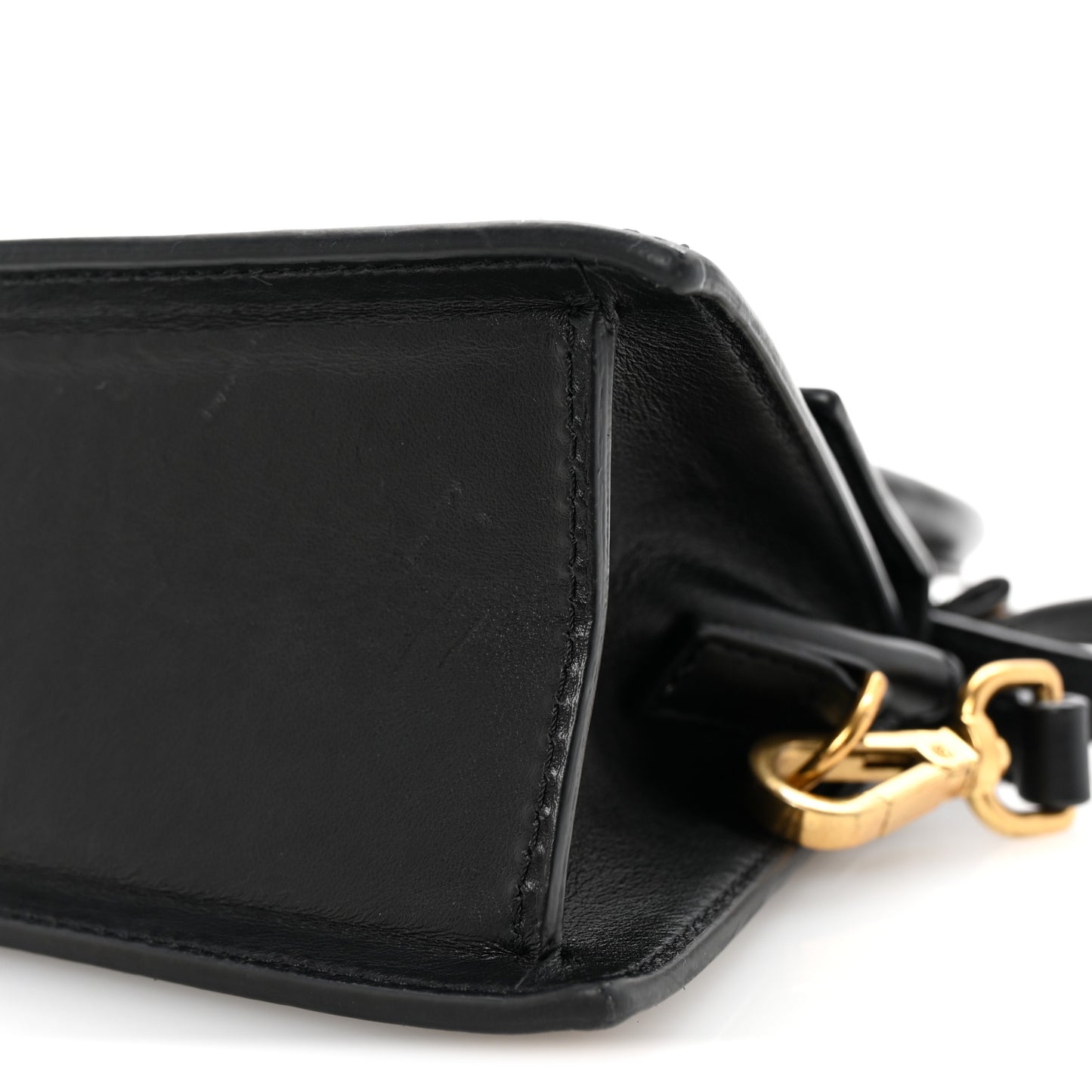 Smooth Calfskin Le Chiquito Moyen Black