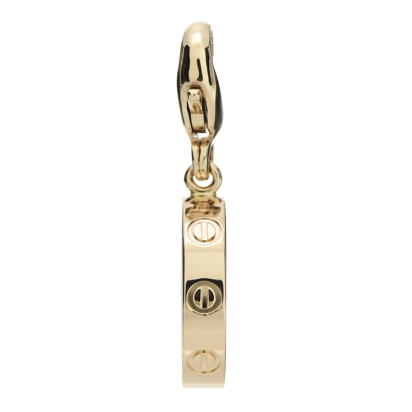 18K Yellow Gold LOVE Ring Charm