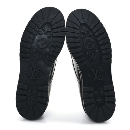 Louis Vuitton Reverse Monogram Eclipse Glaze Mens LV Club Loafers 9 Black 5 of 8
