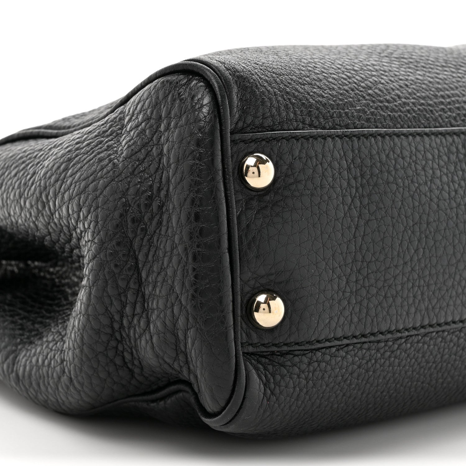 Gucci Cellarius Calfskin Mini Bamboo Shopper Tote Black 12 of 15