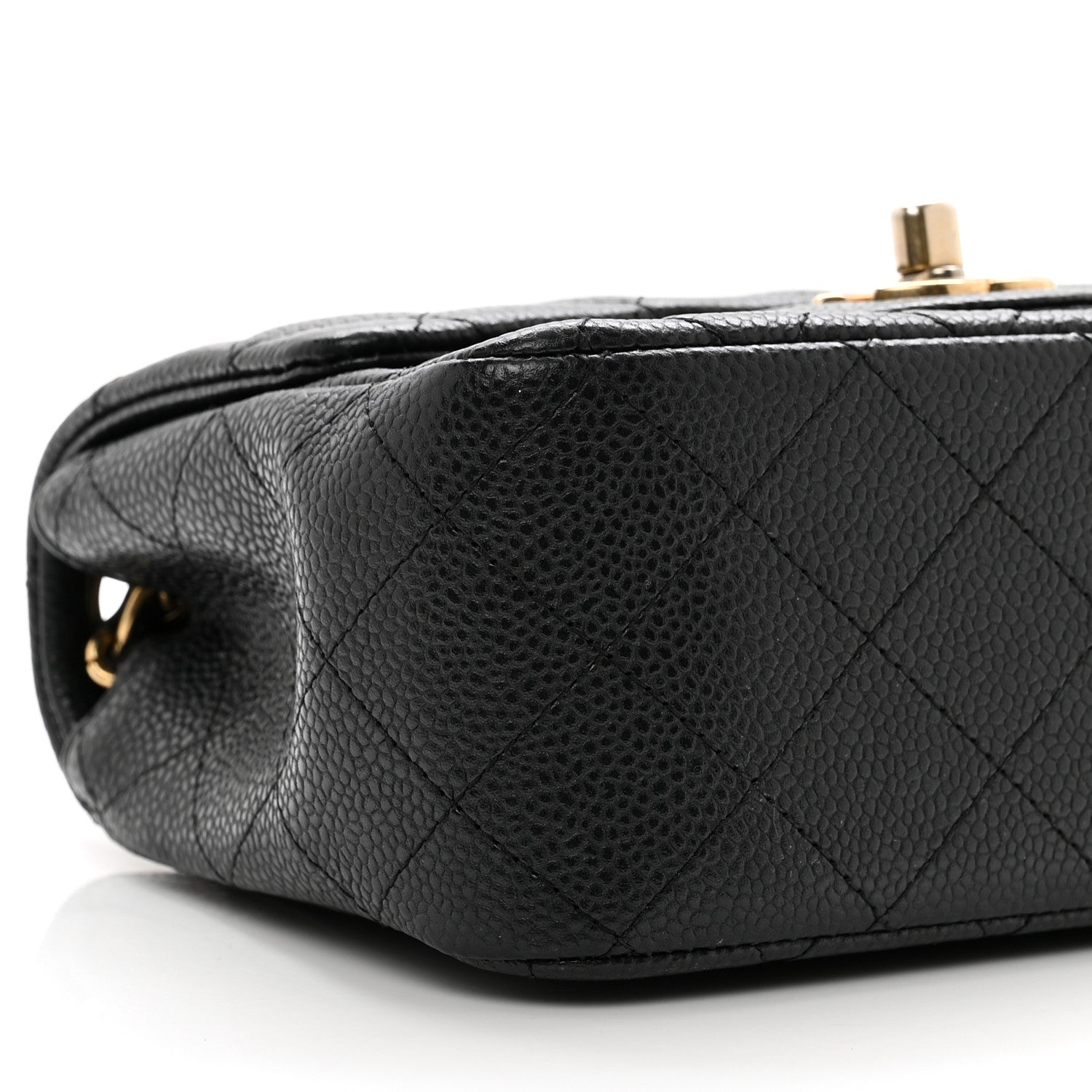 Chanel Caviar Quilted Mini Square Flap Black 9 of 10