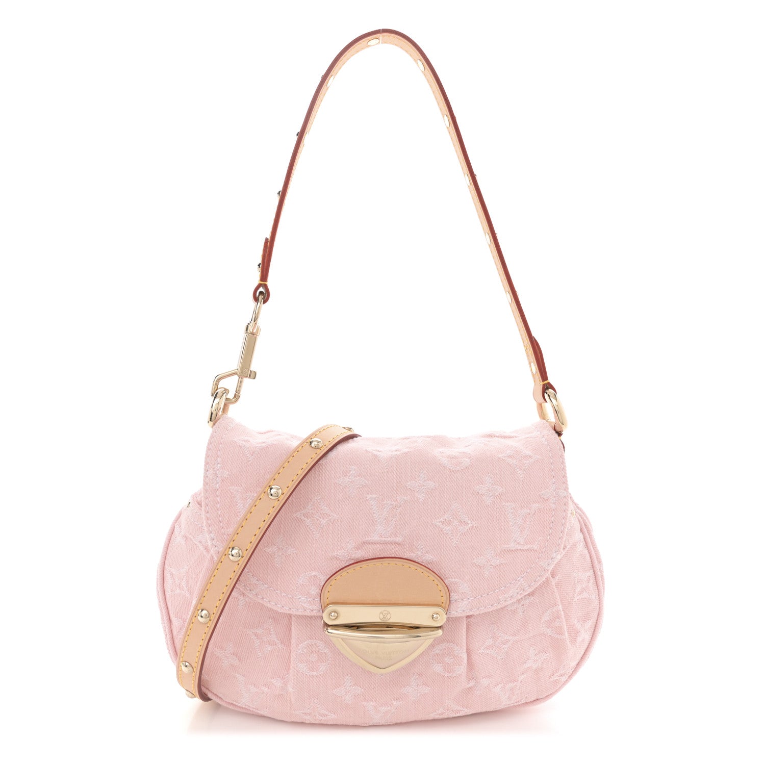 Louis Vuitton Monogram Denim Sunset Washed Pink 1 of 9