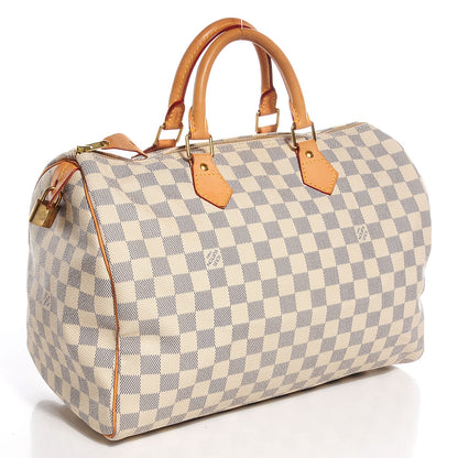 Louis Vuitton Damier Azur Speedy 35 3 of 8