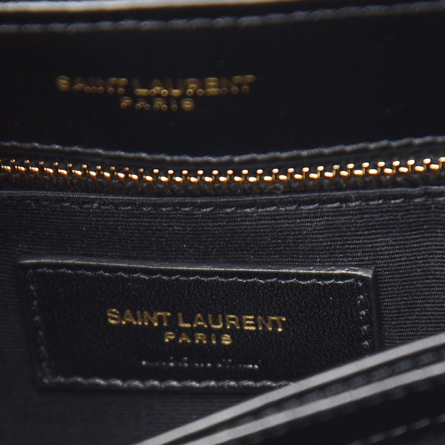 Saint Laurent Velvet Y Quilted Monogram Toy Loulou Chain Satchel French Black 6 of 10