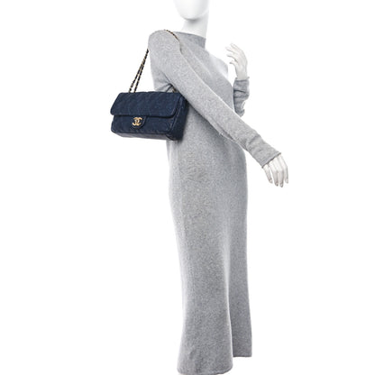 Chanel Caviar Wild Stitch Flap Navy 2 of 12