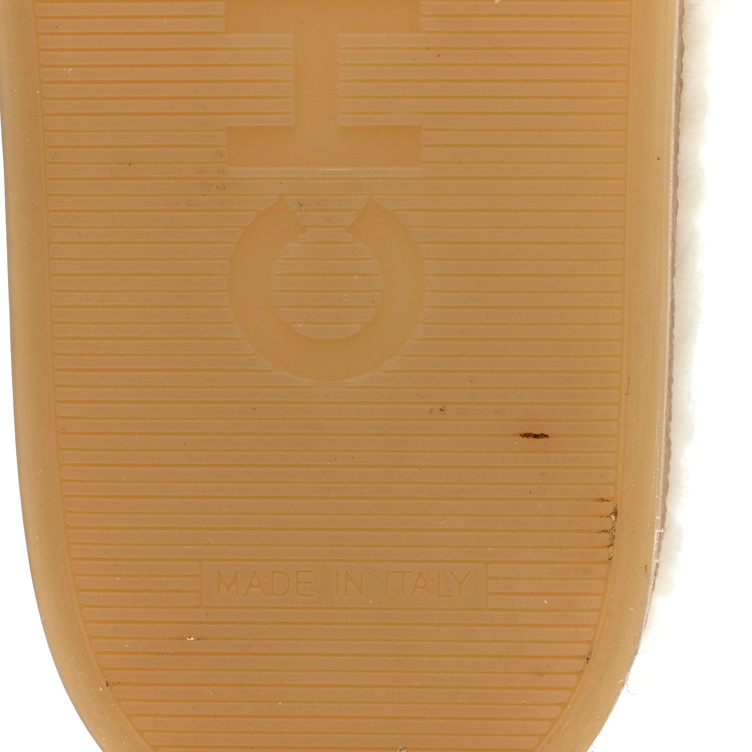 Chanel Cord Lambskin Quilted Logo Mules 37 Ivory 6 of 8