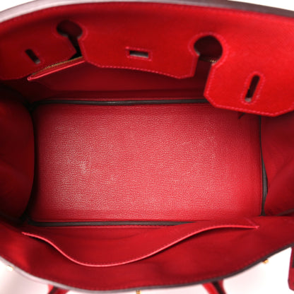 Hermes Epsom BIRKIN 30 Rouge Casaque 5 of 12