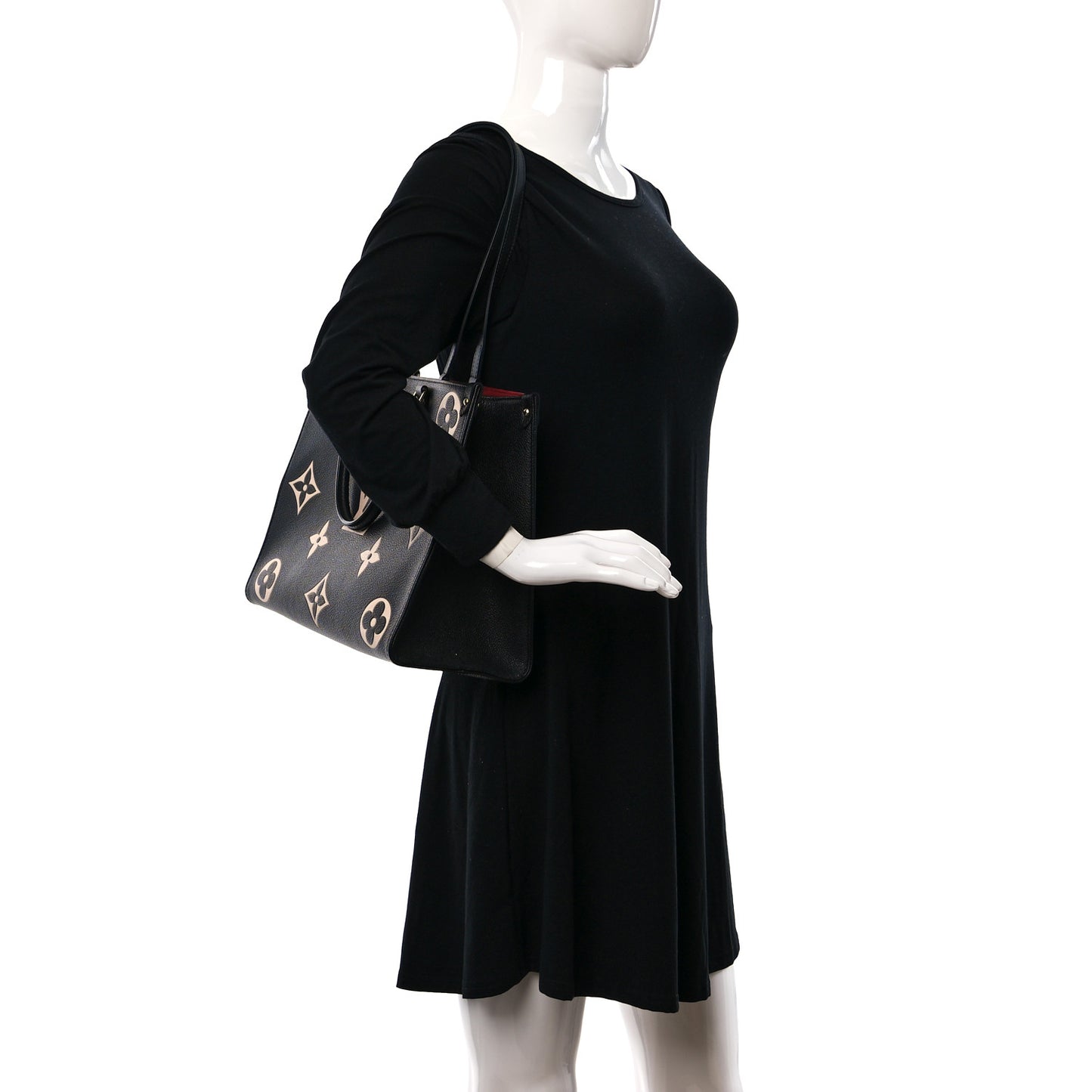 Empreinte Monogram Giant Onthego MM Black Beige
