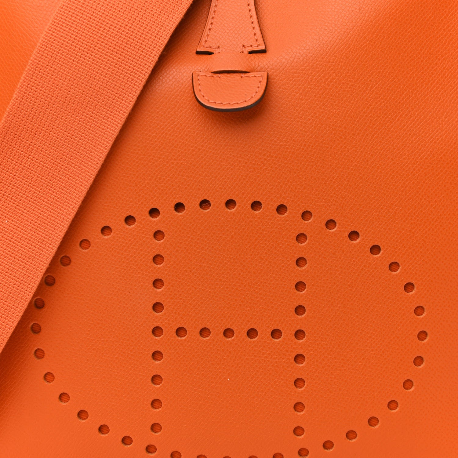 Hermes Epsom Evelyne II PM Orange 8 of 11