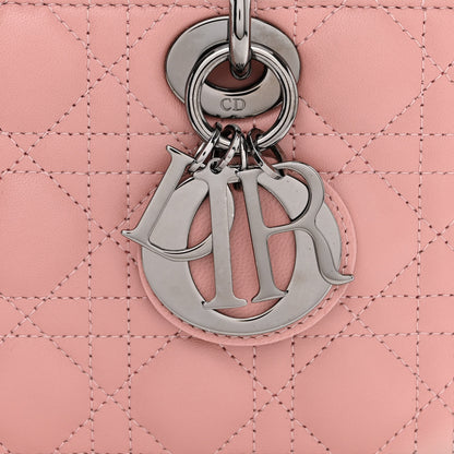 Christian Dior Lambskin Cannage Medium Lady D-Joy Old Rose 8 of 13