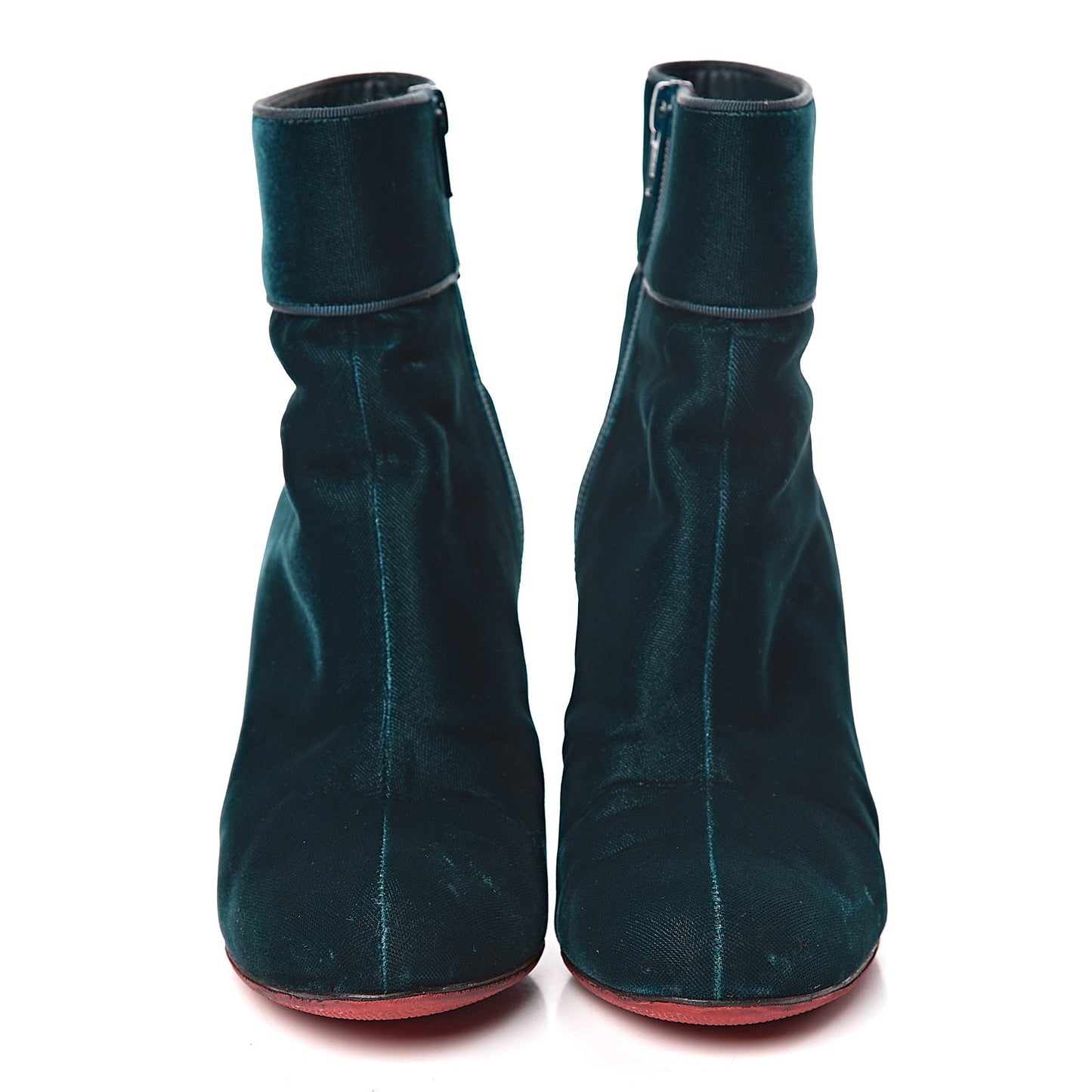 Veau Velours Moulamax 85 Booties 36.5 Petrol